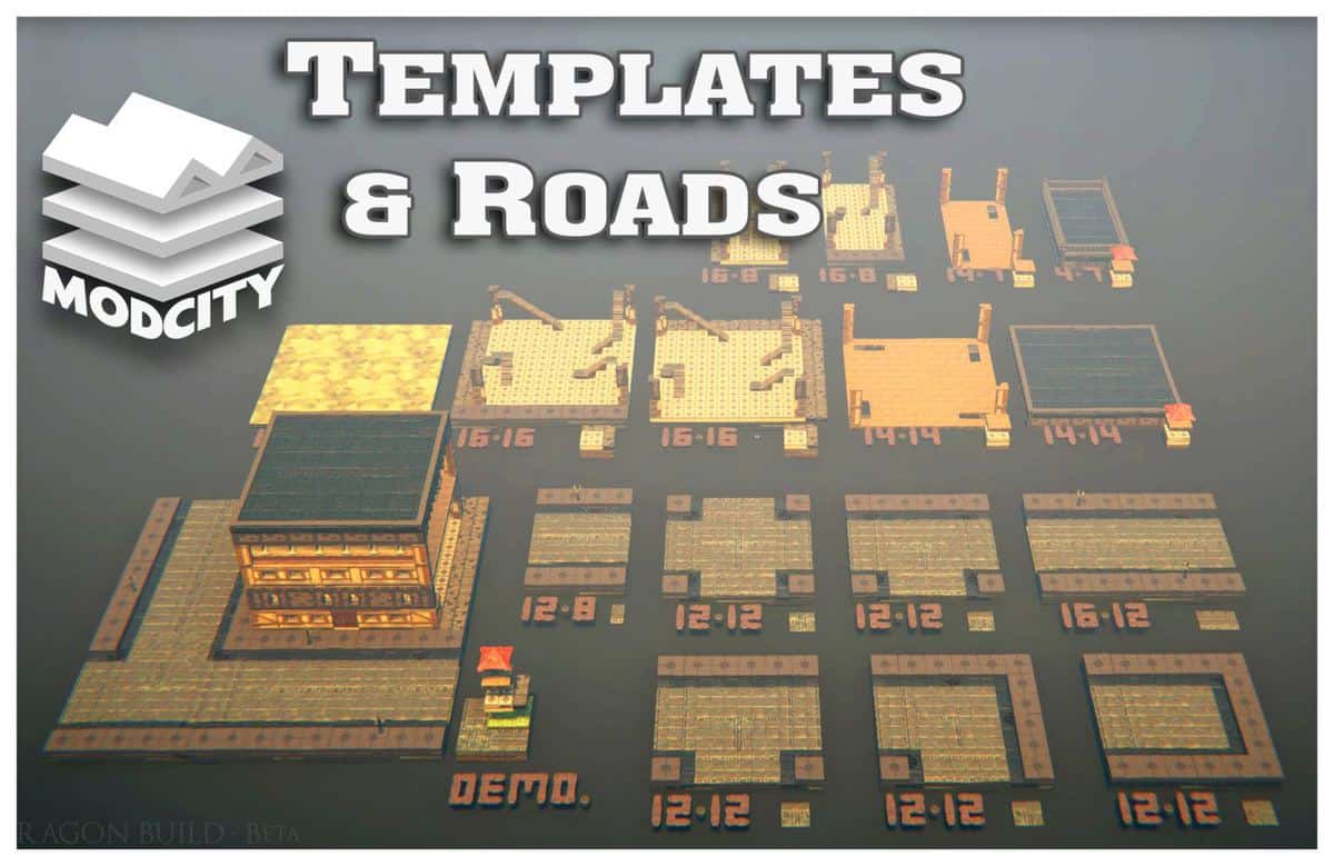 🧊 Mod City - Templates & Roads [ Modular ] - Tales Tavern