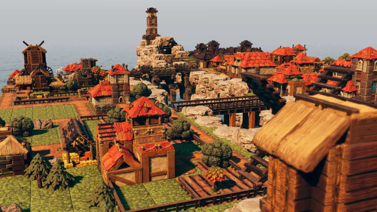 Coastal Bridge Harbor City - Low Detail - Tales Tavern
