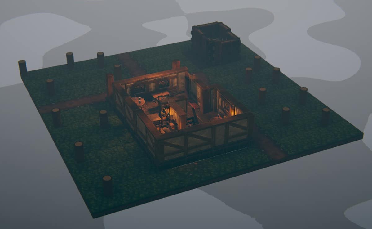 Two Story Inn (Forested), Standard - Tales Tavern