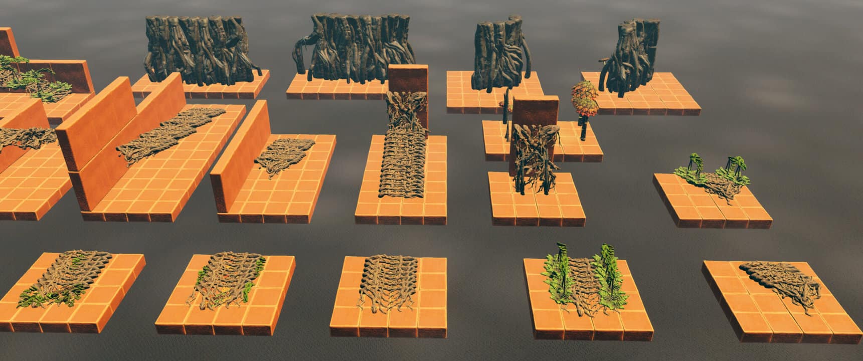 Tree root bridge & assets - Tales Tavern
