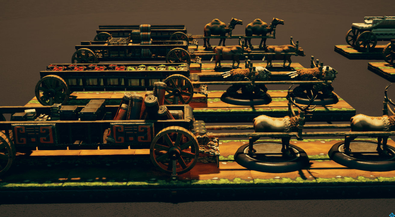 Market Wagons 8 types (Fully Stocked) Tales Tavern