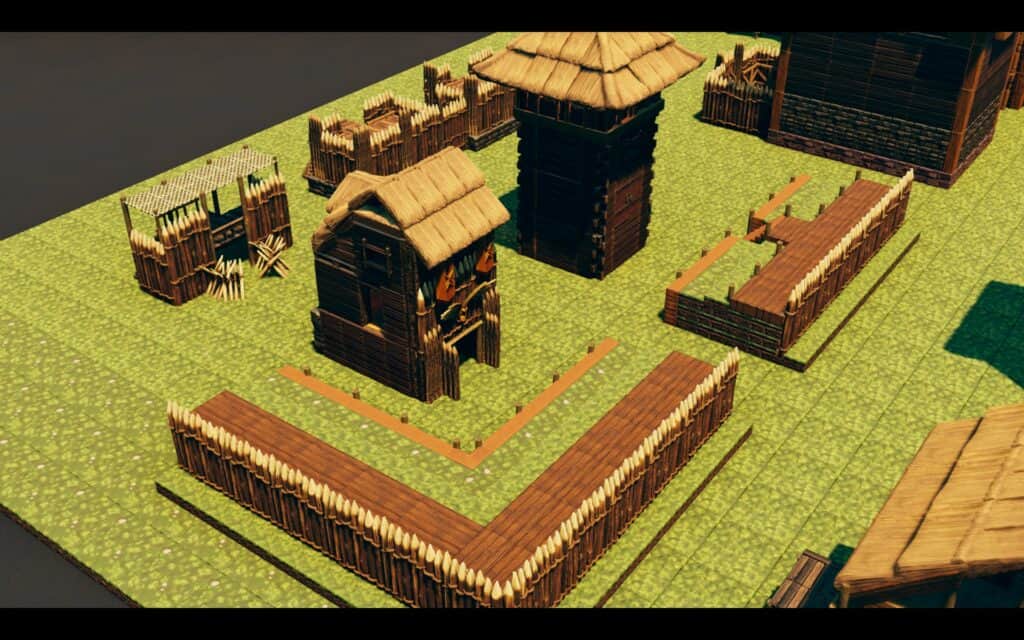 Viking Walls, Towers and defenses Tales Tavern