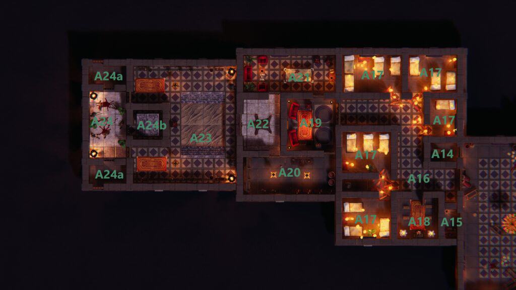 Kingmaker: Aldori Manor - Includes: Great Hall Feast & Destroyed, East