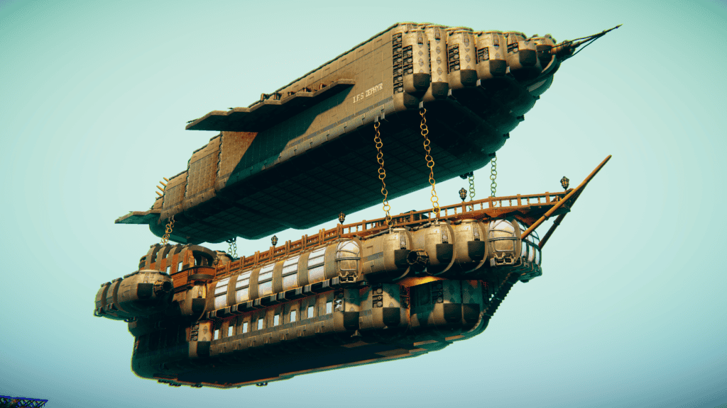 Skyship Steampunk Zeppelin Airship - Tales Tavern